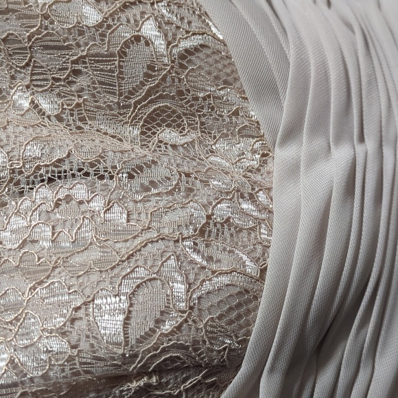 Shimmery David's Bridal Dress - Picture 3 of 12